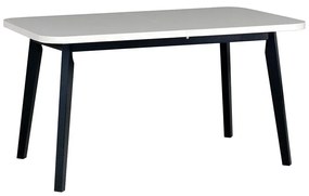 Asztal Harry 80 x 140+180 VI (fehér L) (fekete). 1059234