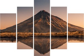 A Mount Taranaki visszaverődése, Új-Zéland (150x105 cm)