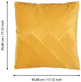 Eglo 420263 - Dekoratív párna SHOURA 45x45 cm sárga