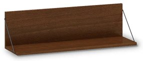 Függesztett polc 80 x 23 x 23 cm, dió