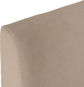 Ágy 160x200 cm méretben, ágyneműtartóval, bézs színben, kordbársony kárpittal MARSYLIA