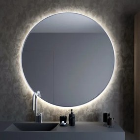Smartwoods Bright tükör 100x100 cm kerek világítással ezüst 5904107900544