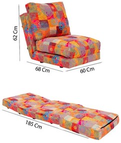 Taida Patchwork fotel