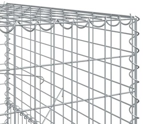 horganyzott vas gabion kosár fedéllel 1100 x 100 x 150 cm