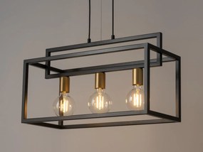 Sigma lighting modern függeszték vigo fekete arany sig32441