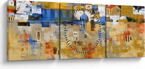 Kép - siratófal, Jerusalem, Israel (órával) (90x30 cm)