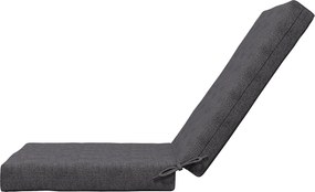 Outsunny 2 darabos kültéri párnaszett háttámlás székre, 8 cm párnázottsággal, méret: 112L x 51W cm, sötétszürke | Aosom