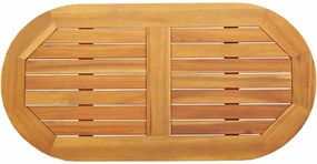 vidaXL Asztallap Olaj Természetes 90 x 45 x 2 cm Tömör Akácfa