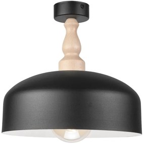 Felületre szerelhető csillár RINA 1xE27/15W/230V fehér/bükkfa