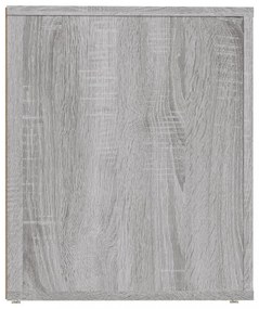 2 db szürke sonoma színű éjjeliszekrény 50x39x47 cm