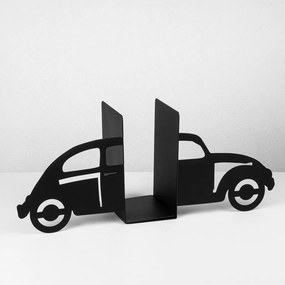 Kitap fém könyvtámasz, fekete, 35×14 cm