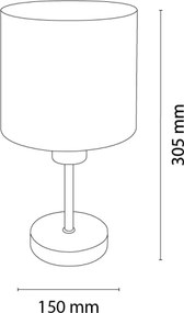 Brilagi - BOBO WOOD asztali lámpa 1xE27/25W/230V tölgy/fekete/fehér/zöld/dzsungel
