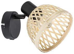 Rabalux 3133 - Fali spotlámpa RATTAN 1xE14/15W/230V rattan