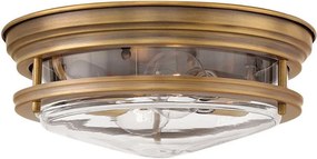 Quintiesse QN-HADRIAN-FS-BR-CLEAR - Kültéri állólámpa HADRIAN 2xE27/40W/230V IP44 bronz