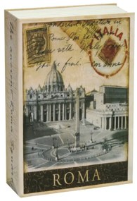 TS.0309 könyv alakú mini széf ROMA