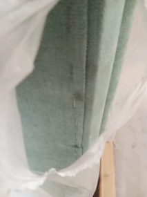 AKCIÓ U alakú kinyitható kanapé VENORIA 285x146 cm, világoszöld + 2 párna INGYEN II. minőség