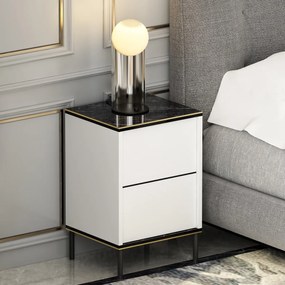 Imaj White Marble éjjeliszekrény