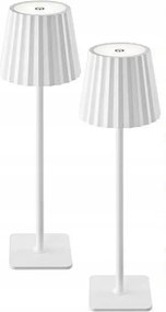 LED-es asztali lámpa vezeték nélküli érintőképernyős IP44 fehér Usb C szett 2 db