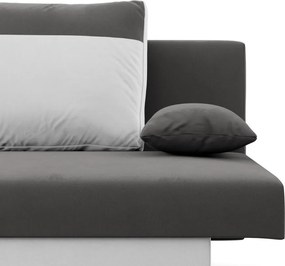 Sony kanapé, szövet anyag, hab töltet, szürke - fehér