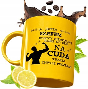 Prémium Arany Bögre Főnöknek Ajándék Nyomtatott Fotóval