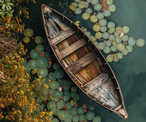 Poszter 60x50cm Hajó a természet között