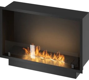 InFire - Beépített BIO kandalló 49,4x84,4 cm 3,5kW fekete