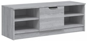 szürke sonoma színű szerelt fa TV-szekrény 102 x 35,5 x 36,5 cm