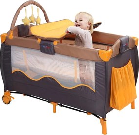 INFANTASTIC Gyerekágy hordozható KDRBT Orange