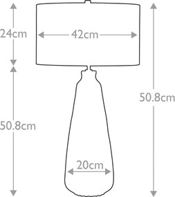 Elstead Lighting KEW KEW-TL Asztali lámpa 1x60W/E27