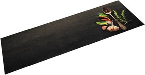 vidaXL mosható fűszermintás bársony konyhaszőnyeg 45 x 150 cm