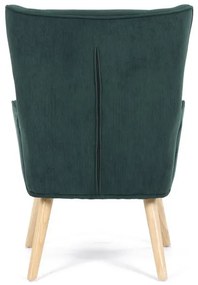 Zöld Kordbársony U-Fotel. AK-314 GRN2