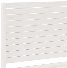 fehér tömör fa extra hosszú ágykeret matrac nélkül 160 x 210 cm
