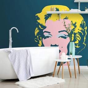 Öntapdó tapéta Marilyn Monroe v pop art dizájnban