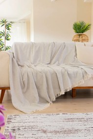 Woven Cozy kanapévédő 170 × 200 cm, szürke