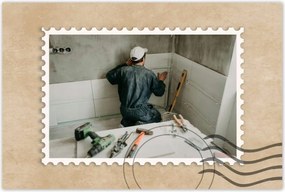 Poszterek 120x80 Nagyméretű csempék lerakása