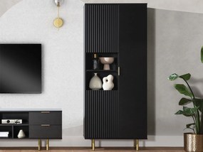 Regál Newelon R3D NW05 (fekete + arany) . 1104874