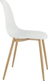 Szék, fehér/natúr, SINTIA