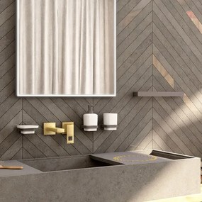 NIMCO MAC 29035-90 - Fali törölközőtartó MAYA 36 cm matt fekete