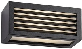 RÁBALUX 77100 LUBLIN Modern Kültéri Fali Lámpa Fekete IP44