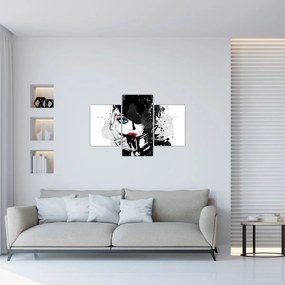 Kép - A titokzatos nő (90x60 cm)