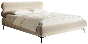 Franciaágy 180 cm Rirri 180B (ágyráccsal) (világos bézs + fekete). 1099870