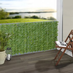 Zöld műanyag belátásgátló erkélyre 300x100 cm Ivy – Maximex