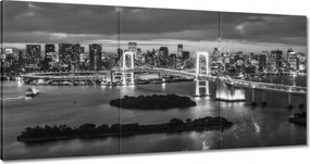 Vászonkép 60x30 Tokió Eiffel-torony híd