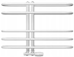 Regnis LEVEL, fűtőelem 600x530mm központi csatlakozással 50mm, 215W, fehér, LEVEL530/600/D50/WHITE