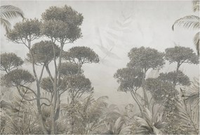 Fotótapéta Flizelin Fal a Hálószobába Trópusi dzsungel 104x70 Ragasztó