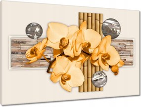 Vászonkép 90x60 Narancssárga orchidea