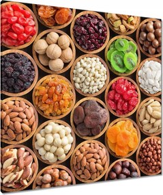 Vászonkép 80x80 Bakalie és dió