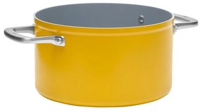 Indukciós tűzhelyhez alkalmas edény fedővel-kerámia felülettel 5,5 l Meda 3.0 – FABINI