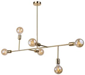 Amplex 8224 - Csillár rúdon DADIM 6xE27/10W/230V