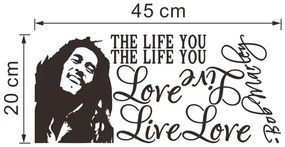 Falmatrica "Szerelmi élet - Bob Marley" 30x70cm